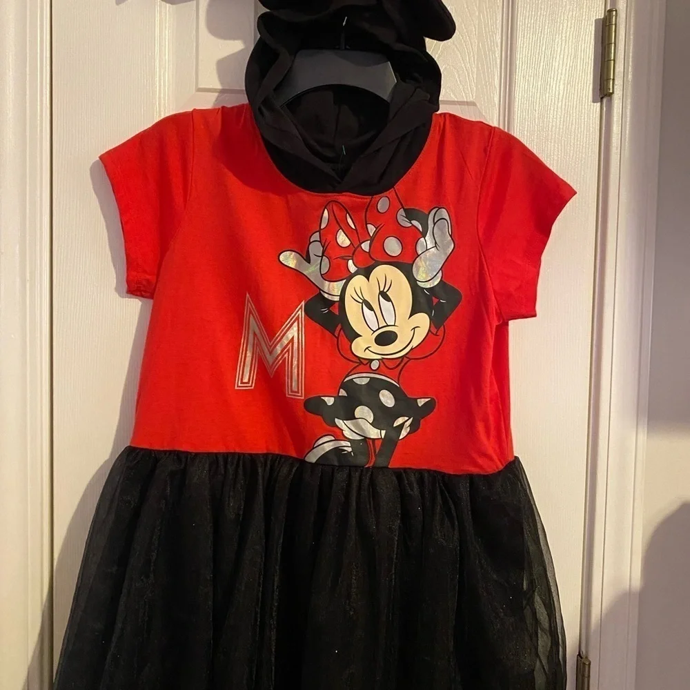 NWT Disney Hooded Minnie Mouse Dress